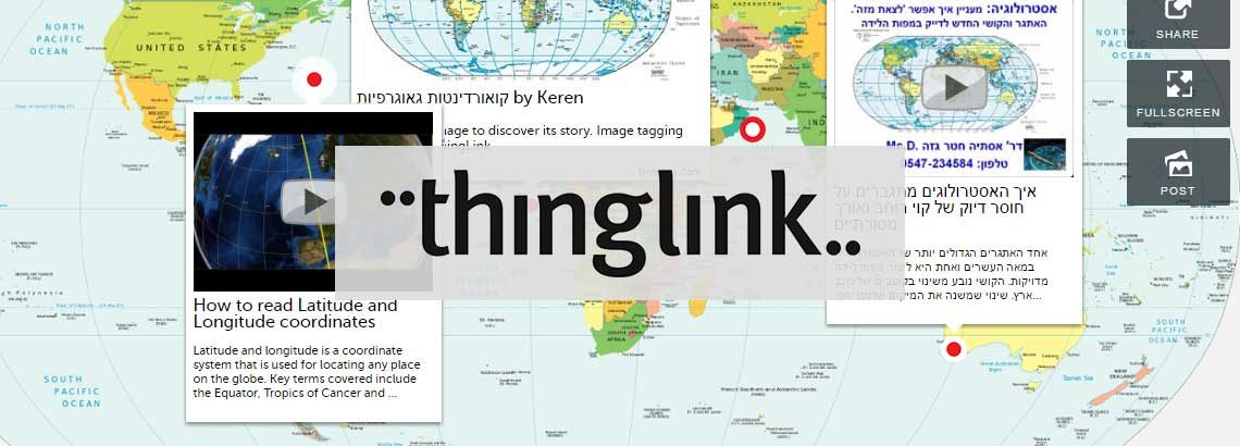 thinglink – כלי ליצירת שכבות מידע על גבי תמונה